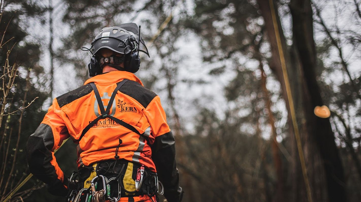 Kevlarbesätze an den stark beanspruchten Stellen der Arbeitsjacke
