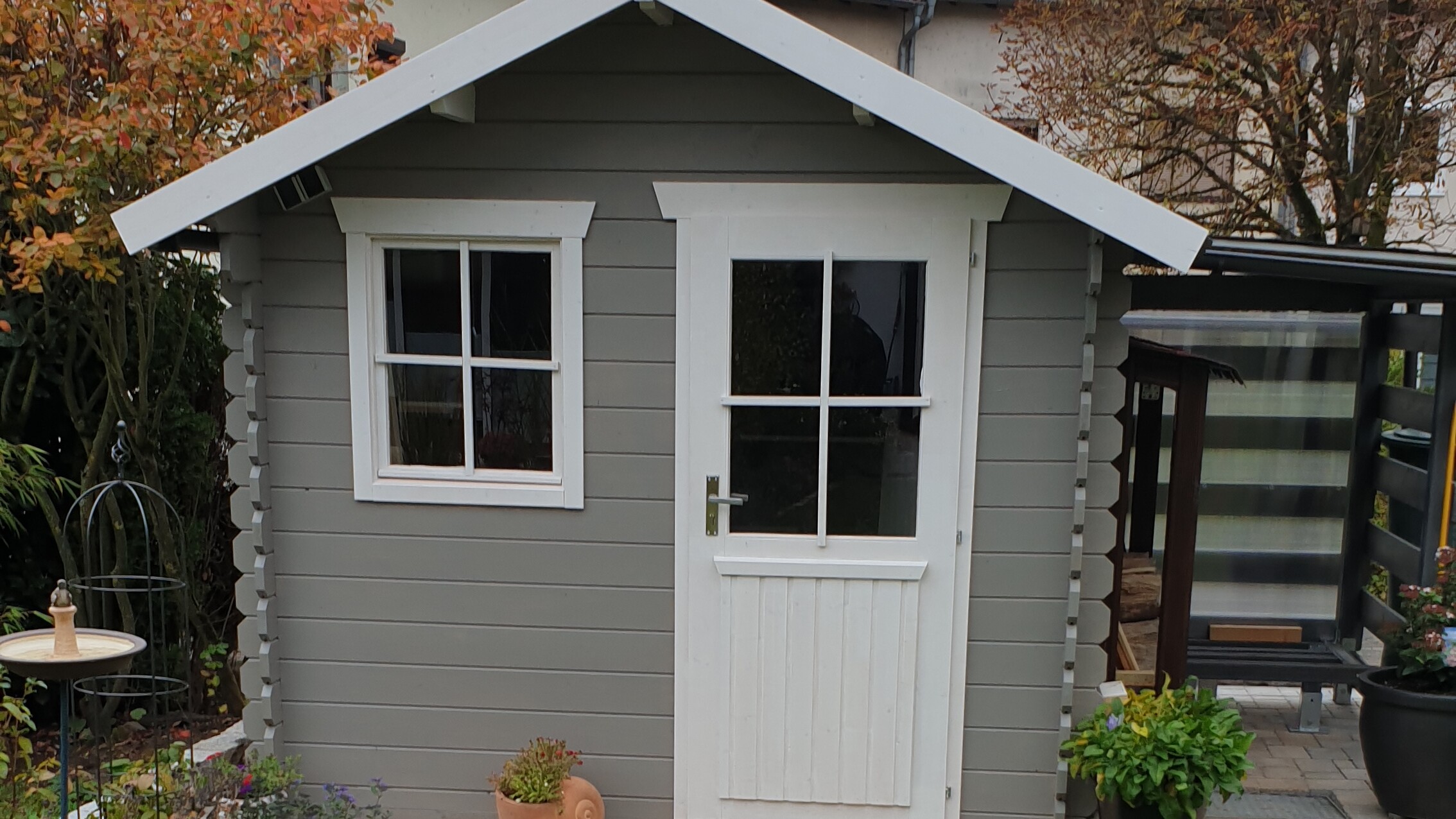 Skan Holz 28 mm Blockbohlenhaus Porto