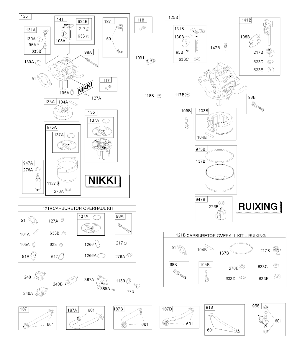 Explosionszeichnung Ersatzteile