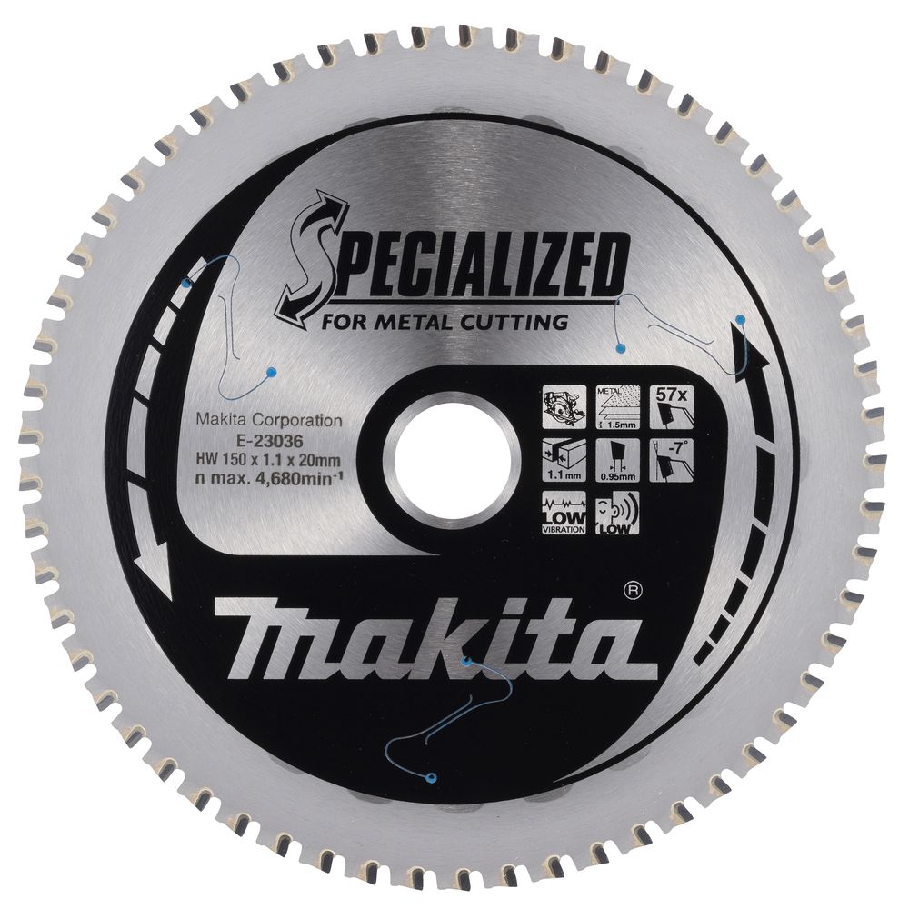 Makita Kreissägeblatt 150x20/15,88x57Z EFFICUT Metal E-23036