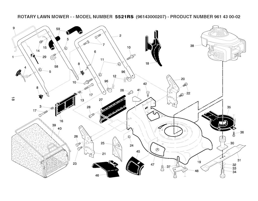 Explosionszeichnung Ersatzteile