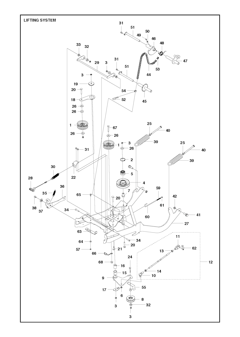 Explosionszeichnung Ersatzteile