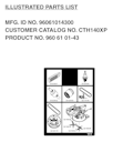 Husqvarna Gartentraktoren CTH140XP, 96061014300, 960610143, 2006-04