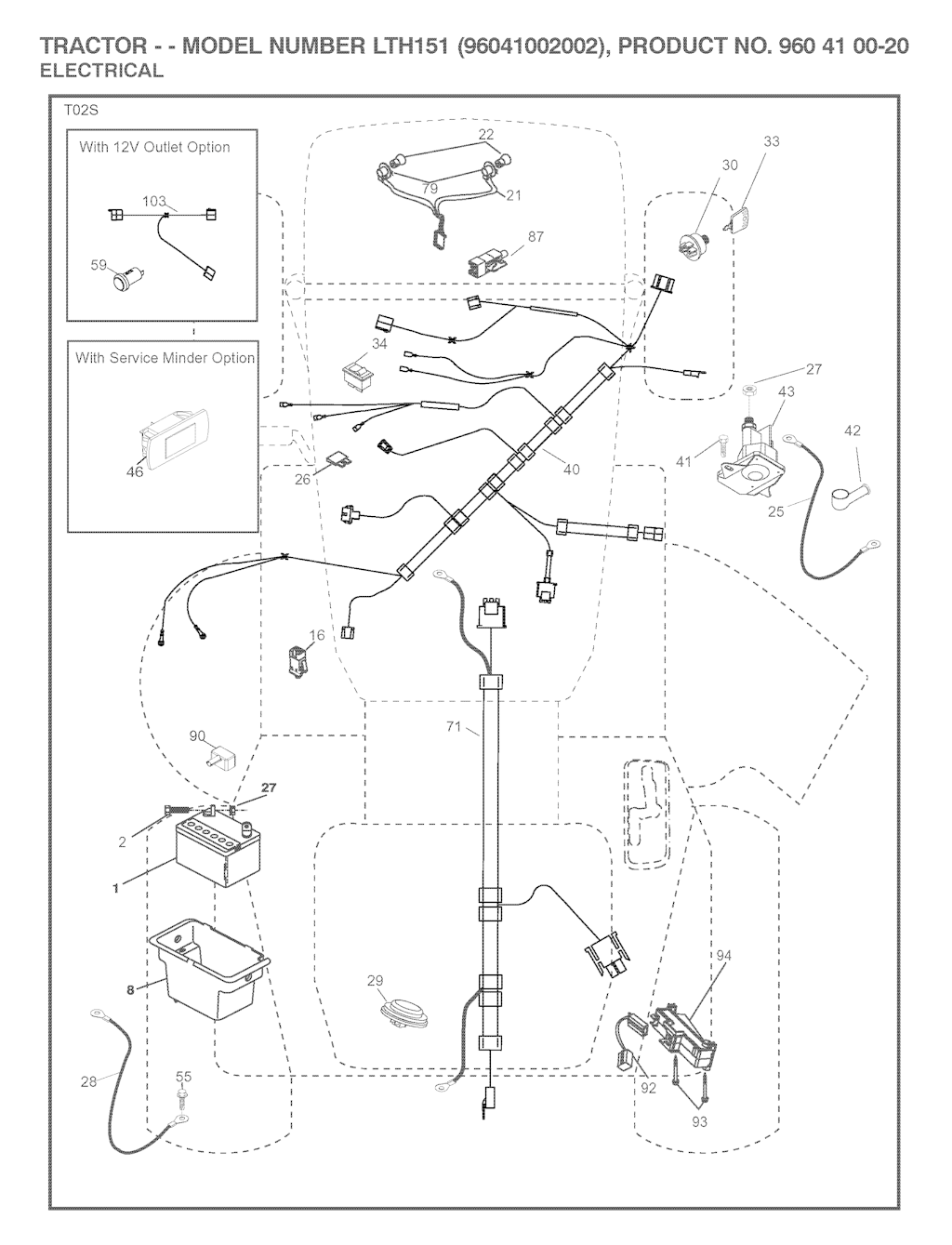 Explosionszeichnung Ersatzteile