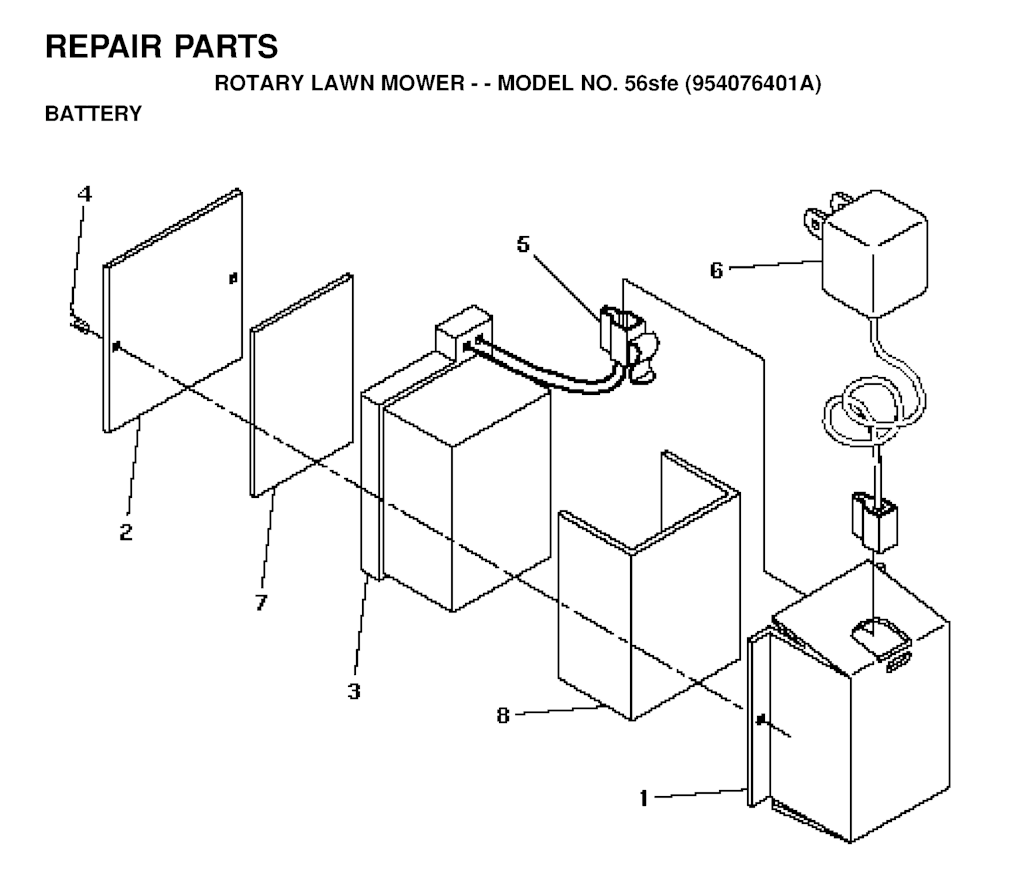 Explosionszeichnung Ersatzteile