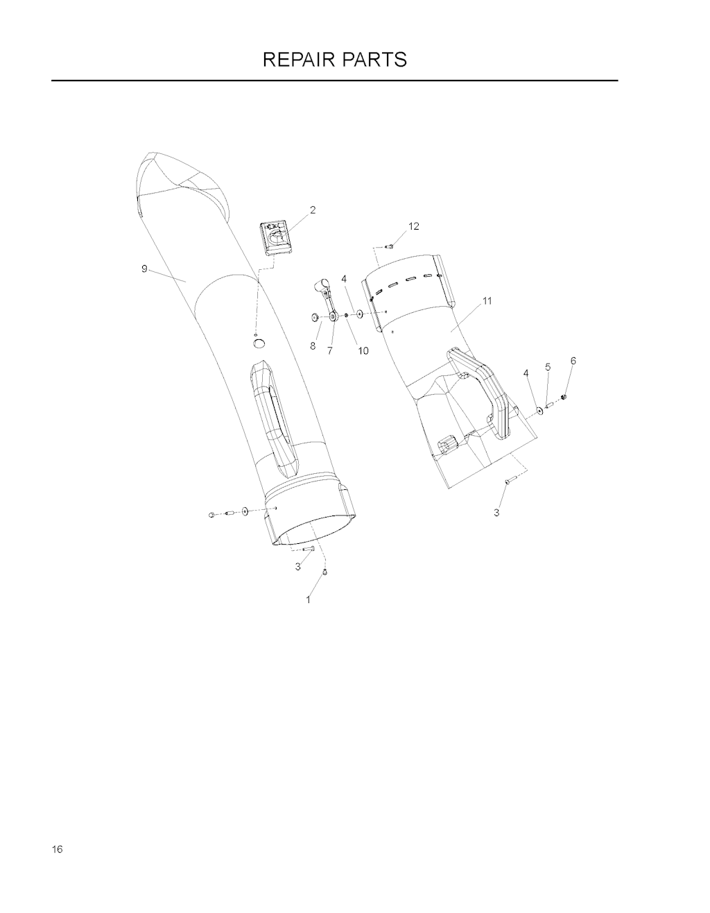 Explosionszeichnung Ersatzteile