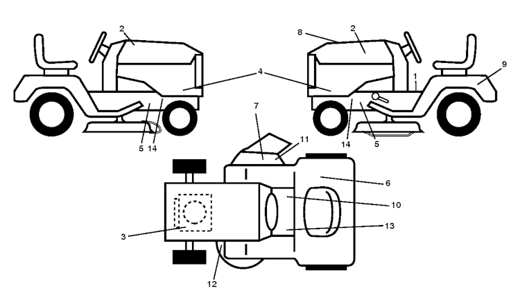 Husqvarna Gartentraktoren 96041024100 LT 154