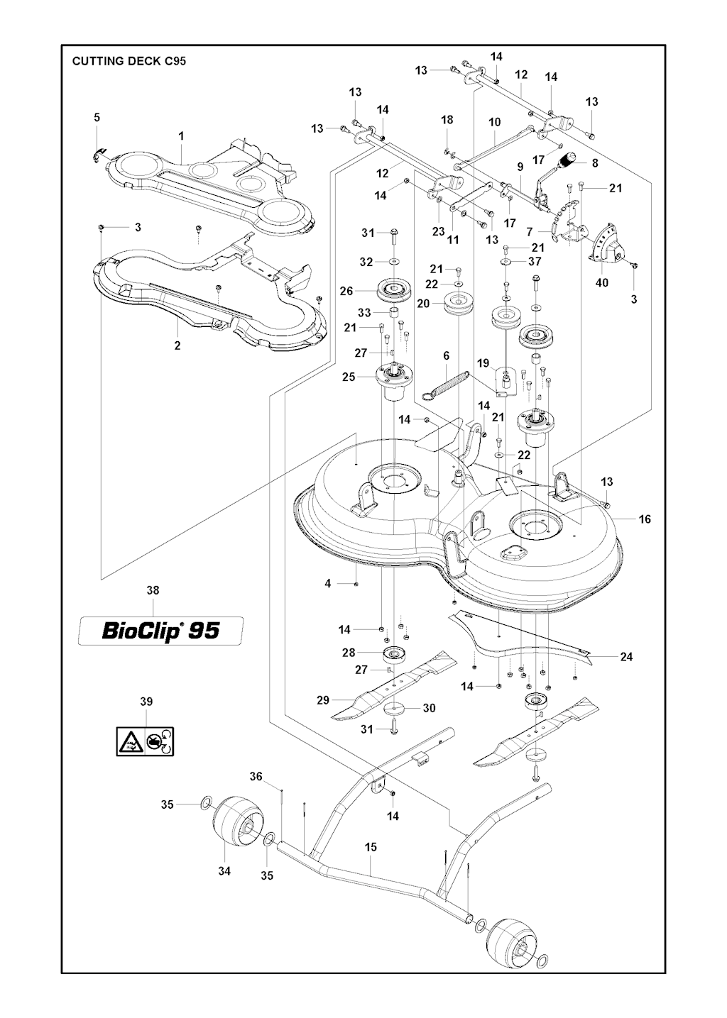 Explosionszeichnung Ersatzteile