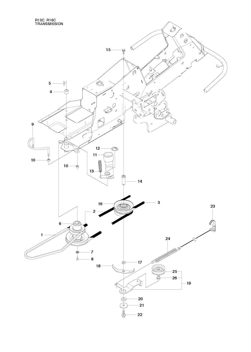 Explosionszeichnung Ersatzteile