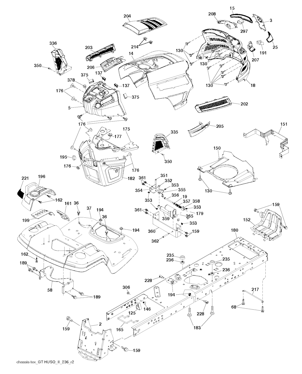 Explosionszeichnung Ersatzteile