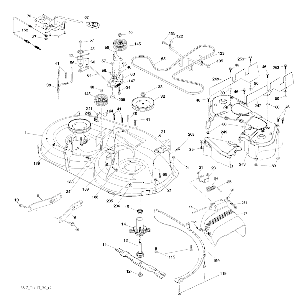 Explosionszeichnung Ersatzteile