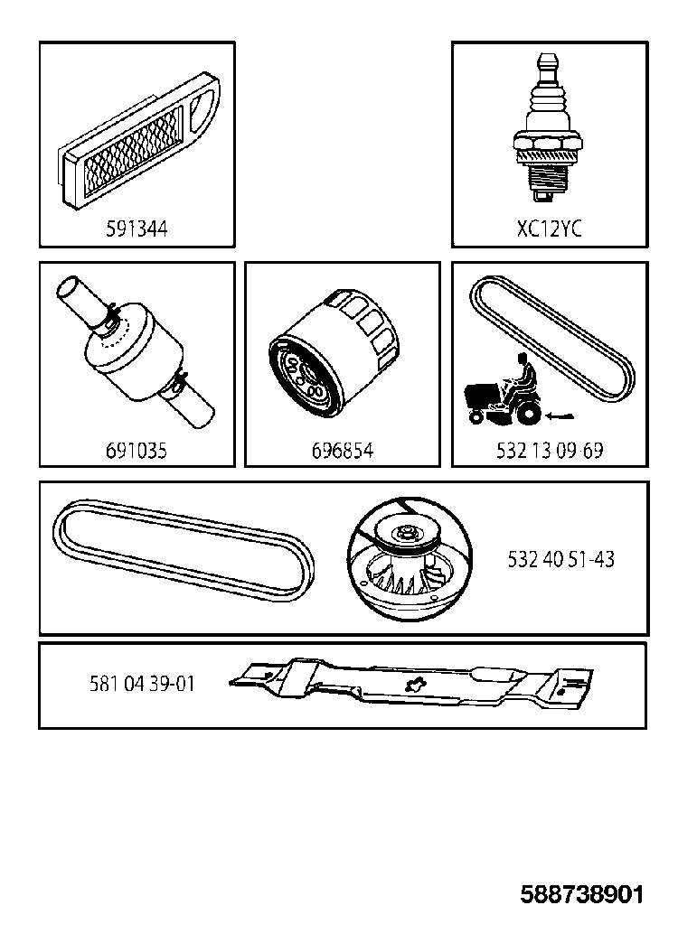 Husqvarna Gartentraktoren TS 246, 96041038500, 2015-04