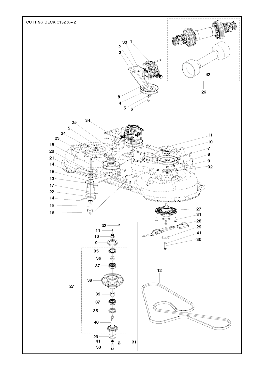 Explosionszeichnung Ersatzteile