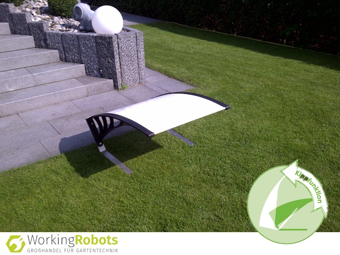 Working Robots Mower-Dach mit Kippfunktion
