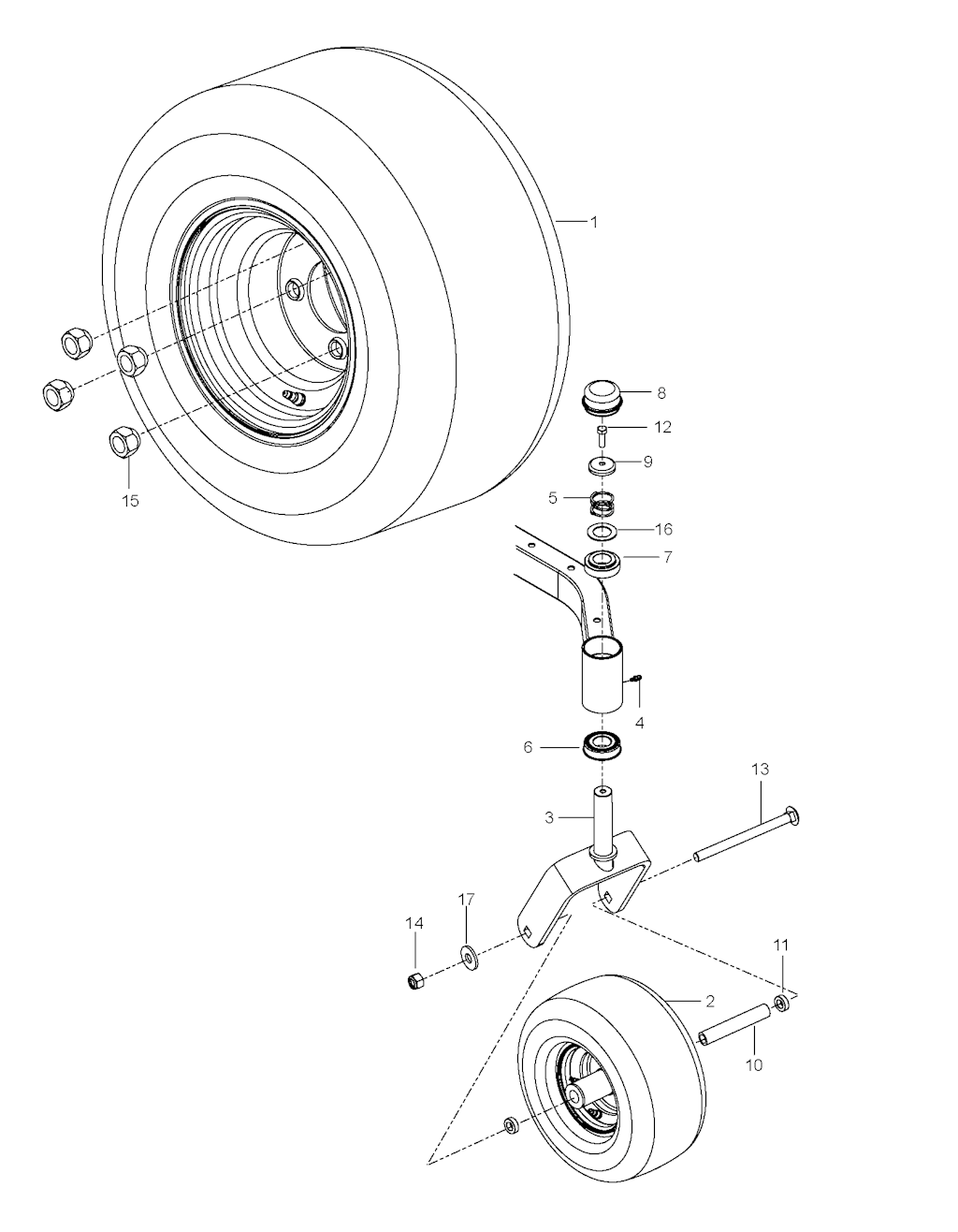 Explosionszeichnung Ersatzteile