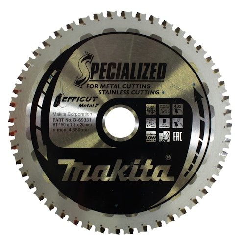 Makita Sägeblatt 150x1,1x20, 48Z EFFICUT B-69331