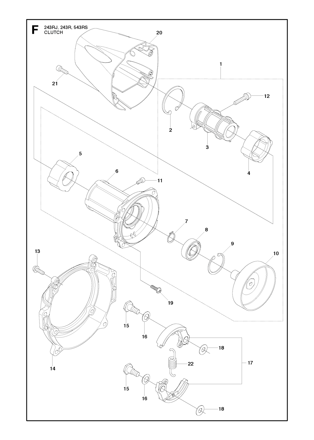Explosionszeichnung Ersatzteile