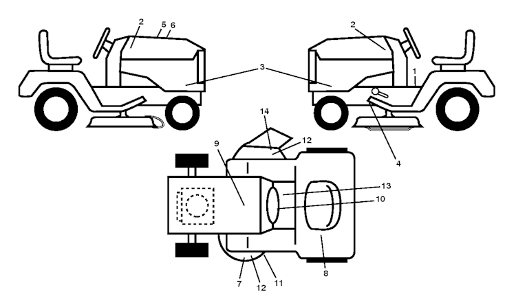 Husqvarna Gartentraktoren 96048009700 YT48DXLS