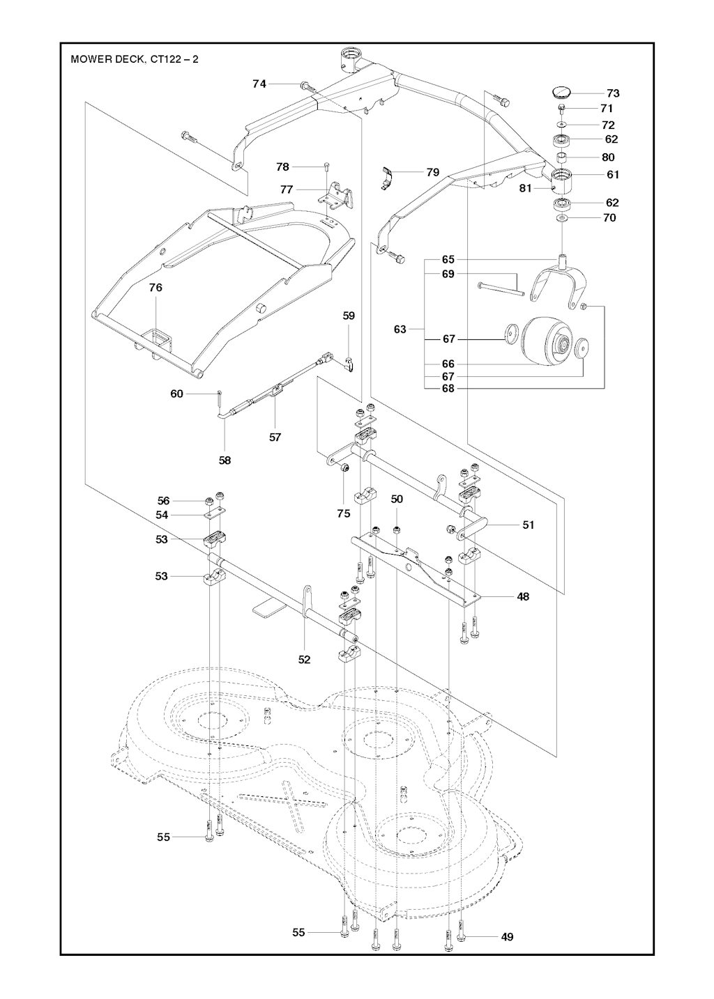 Explosionszeichnung Ersatzteile