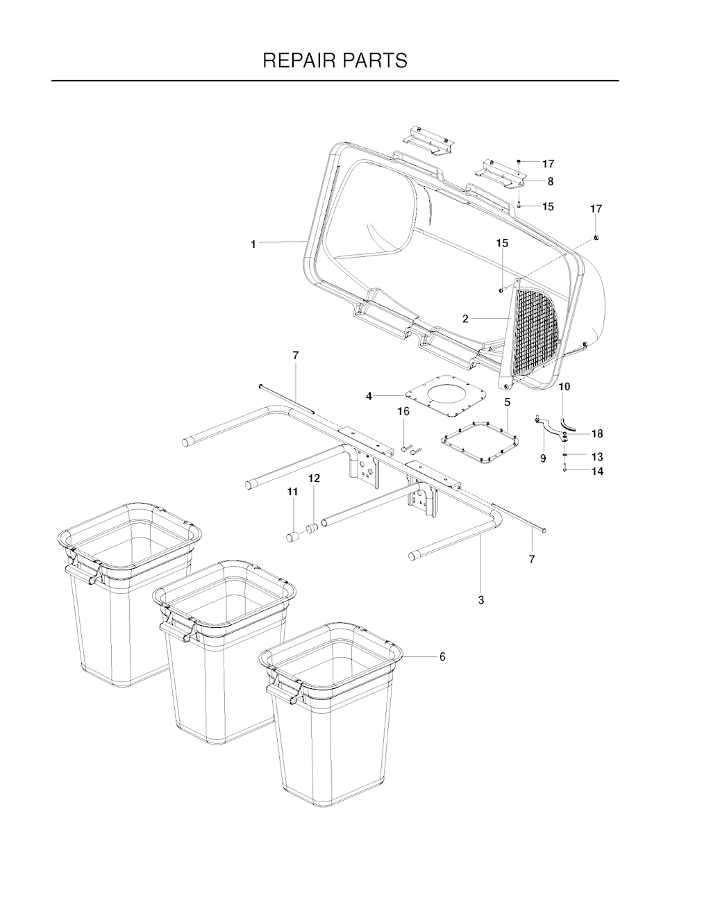 Explosionszeichnung Ersatzteile