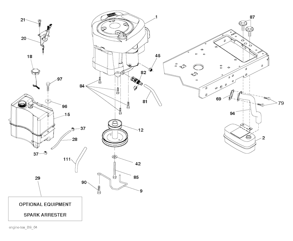 Explosionszeichnung Ersatzteile