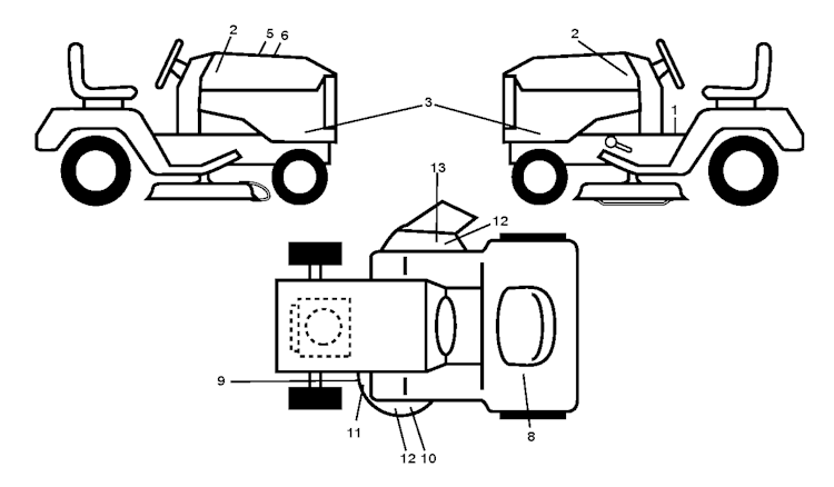Husqvarna Gartentraktoren 96043026400 YT48DXLS