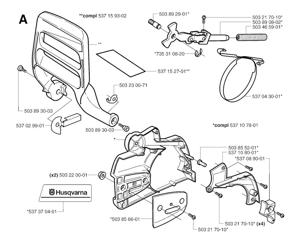 Explosionszeichnung Ersatzteile