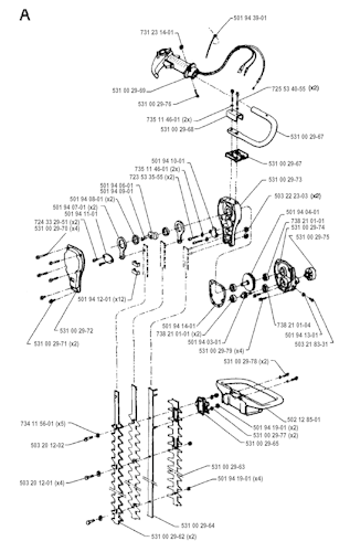 Husqvarna Heckenscheren/Stabheckenscheren 26H, 19941000001-19951400000