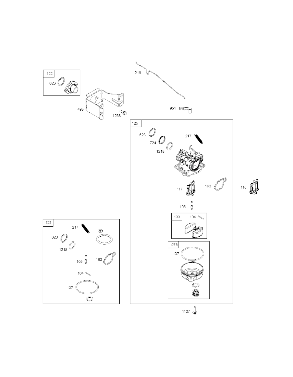 Explosionszeichnung Ersatzteile