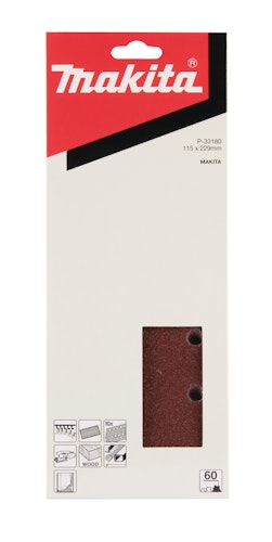 Makita Schleifpap. Kl. 115x229 K60 P-33180