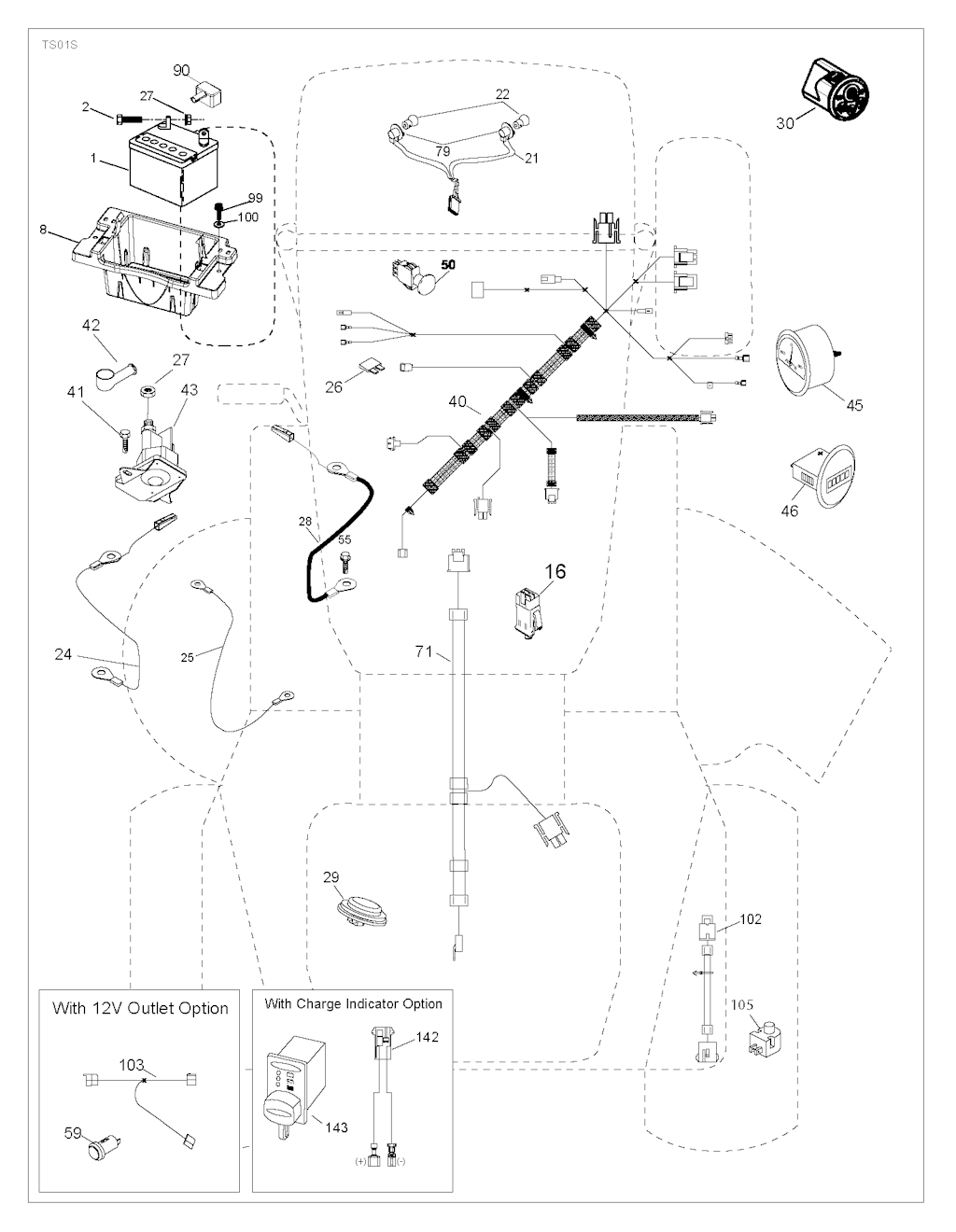 Explosionszeichnung Ersatzteile