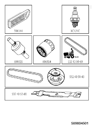 Husqvarna Gartentraktoren TS 246, 96041038501, 2016-10