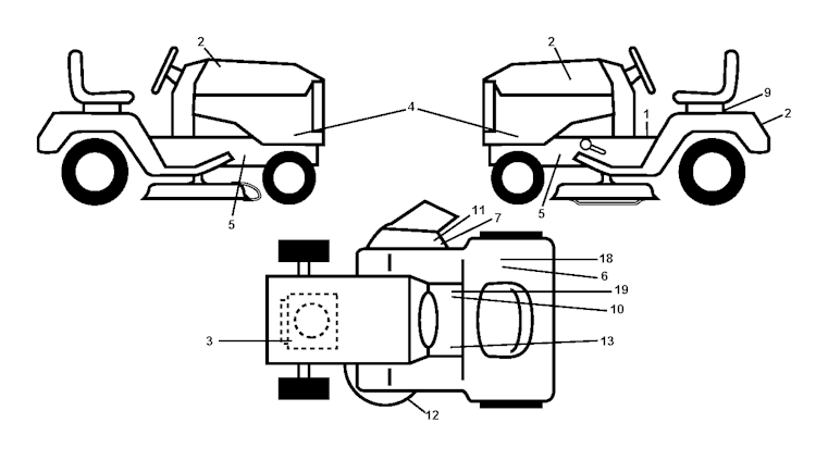 Husqvarna Gartentraktoren 96041005102 LTH1797