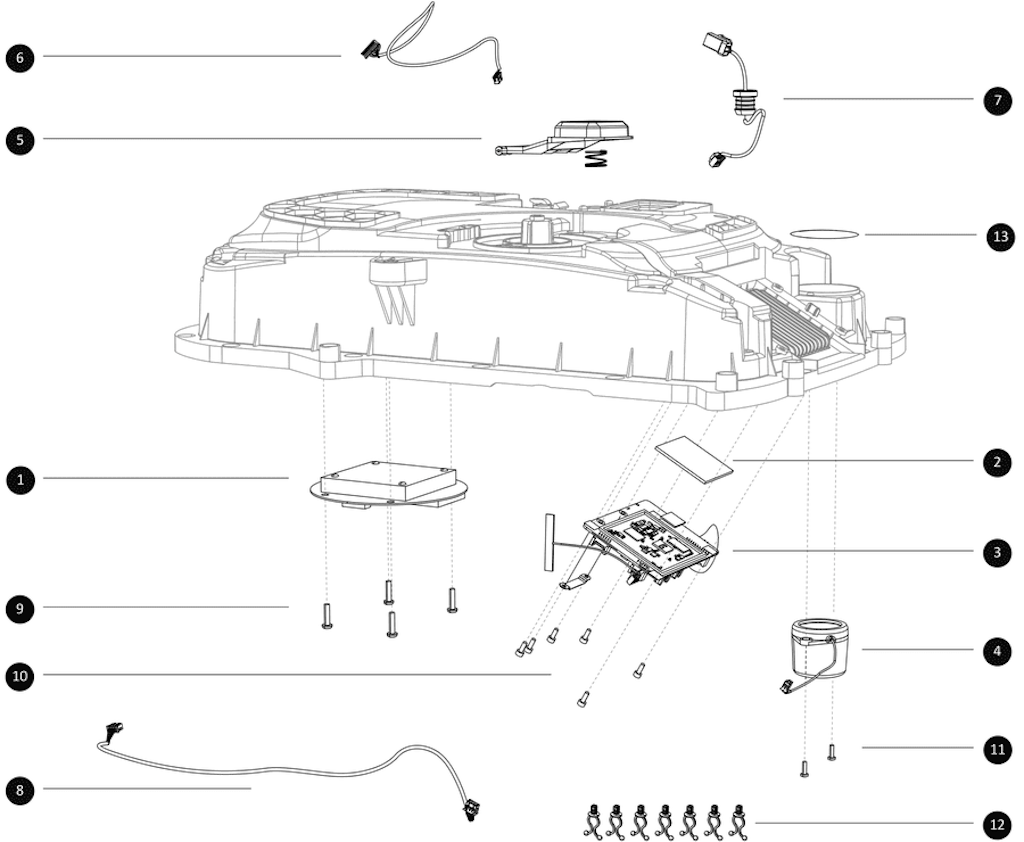 Explosionszeichnung Ersatzteile