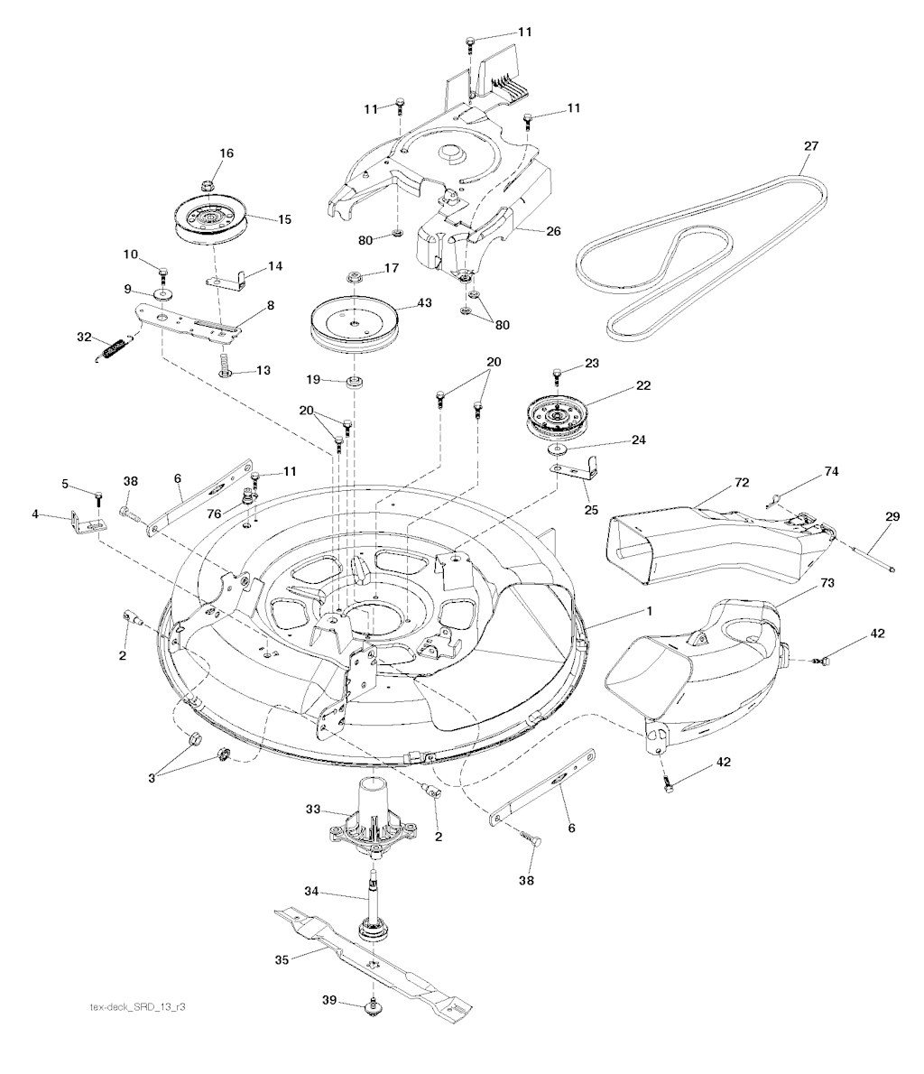 Explosionszeichnung Ersatzteile