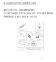 Husqvarna Gartentraktoren 96041002601 YTH180 Twin