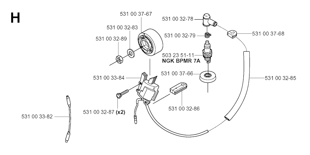 Explosionszeichnung Ersatzteile