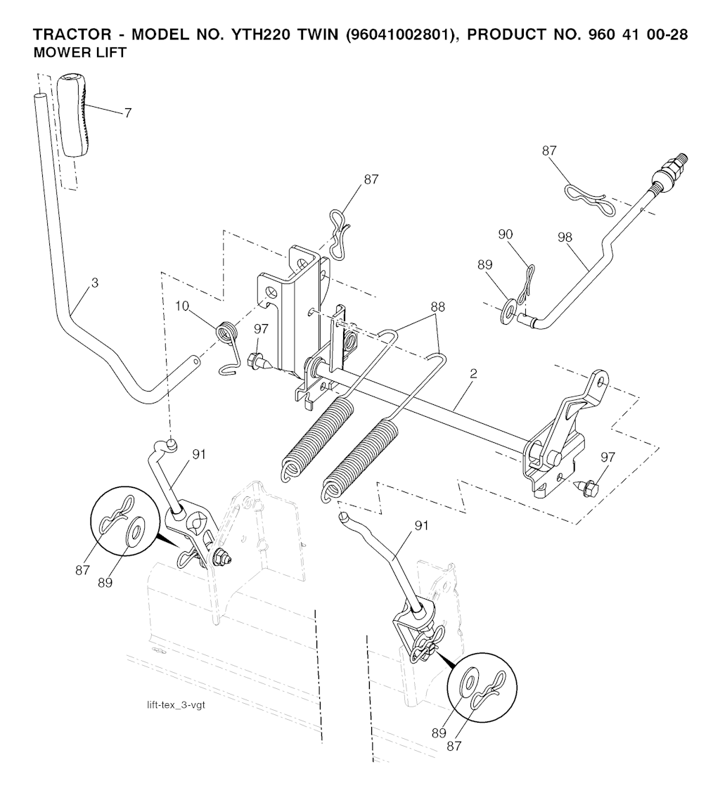 Explosionszeichnung Ersatzteile