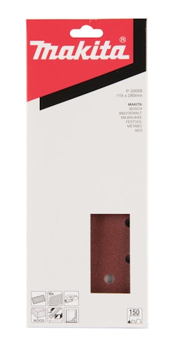 Makita Schleifpap. 115x280mm K150 P-33059
