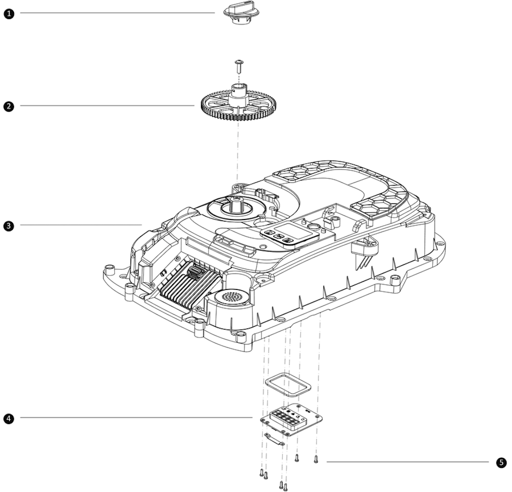 Explosionszeichnung Ersatzteile
