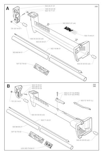 Husqvarna Rasentrimmer 20001400001 232L