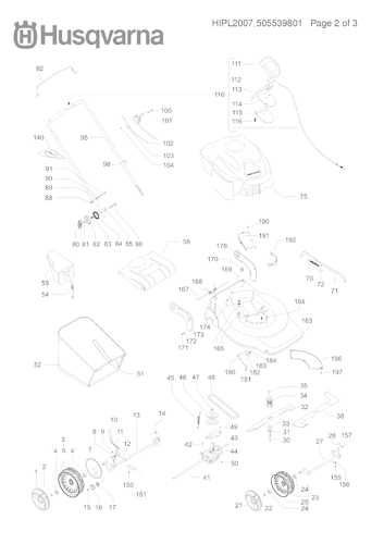 Husqvarna Rasenmäher gelegentliche Nutzung 966839901 R 153SV