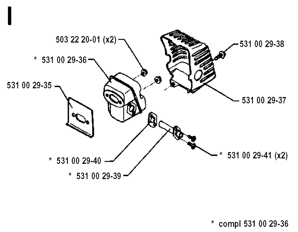 Explosionszeichnung Ersatzteile