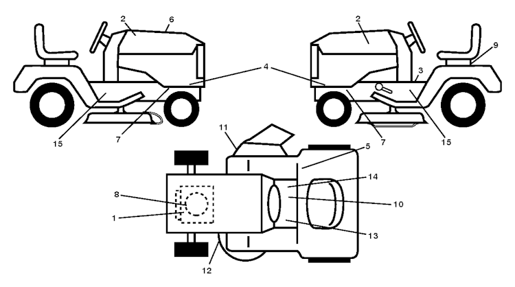 Husqvarna Gartentraktoren 96041020500 LTH 126