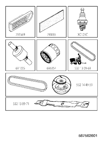Husqvarna Gartentraktoren 960410370 TS 242