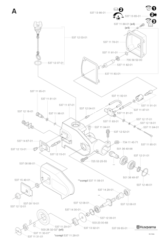 Husqvarna Hochentaster 326P 4 SAW ATTACHMENT, 20021800001-20042300000