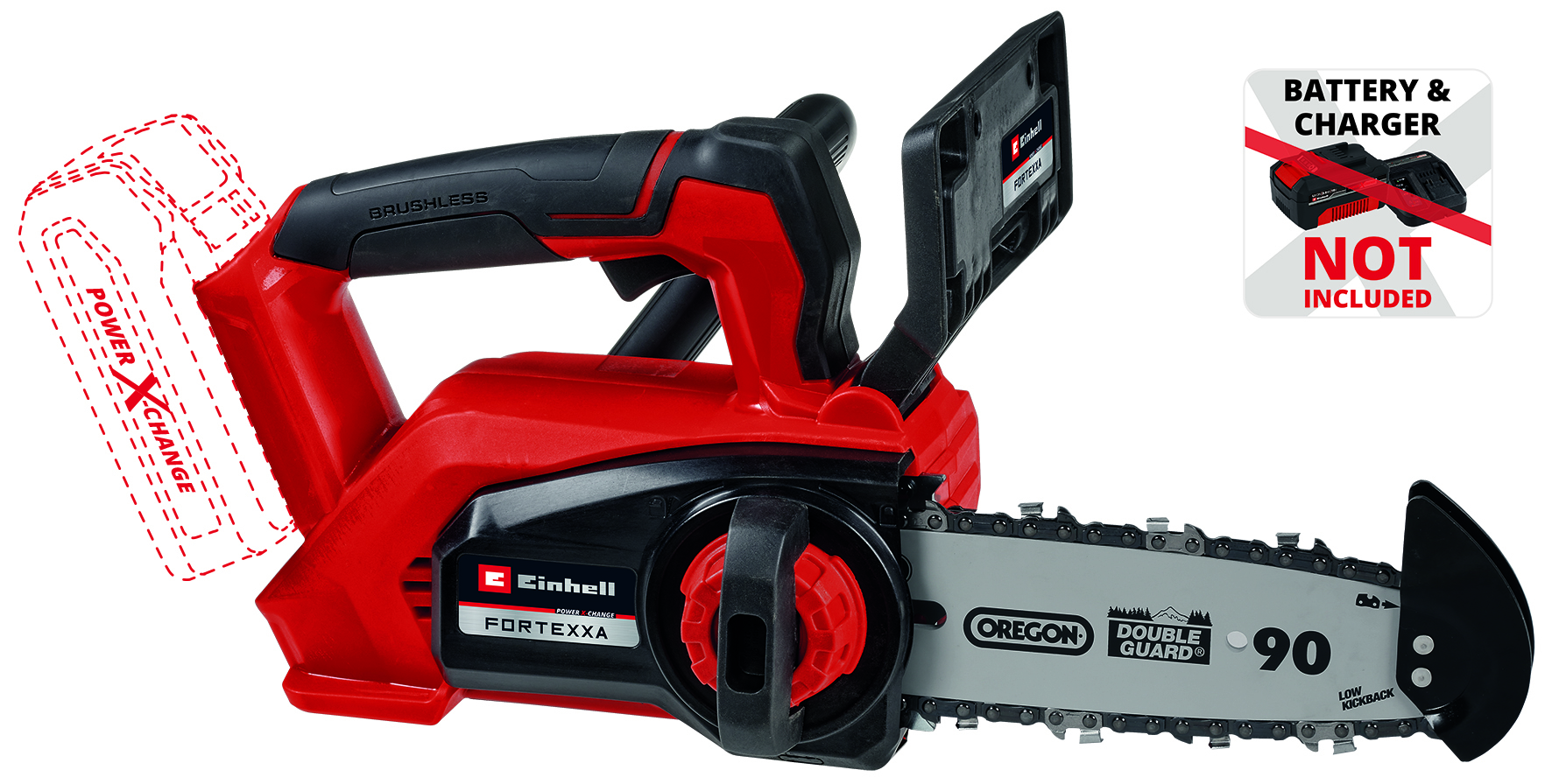 Einhell Einhand-Akku-Kettensäge FORTEXXA 18/20 TH 4600020