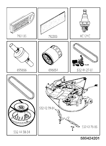 Husqvarna Gartentraktoren TC 239T, 96051014700, 2016-08