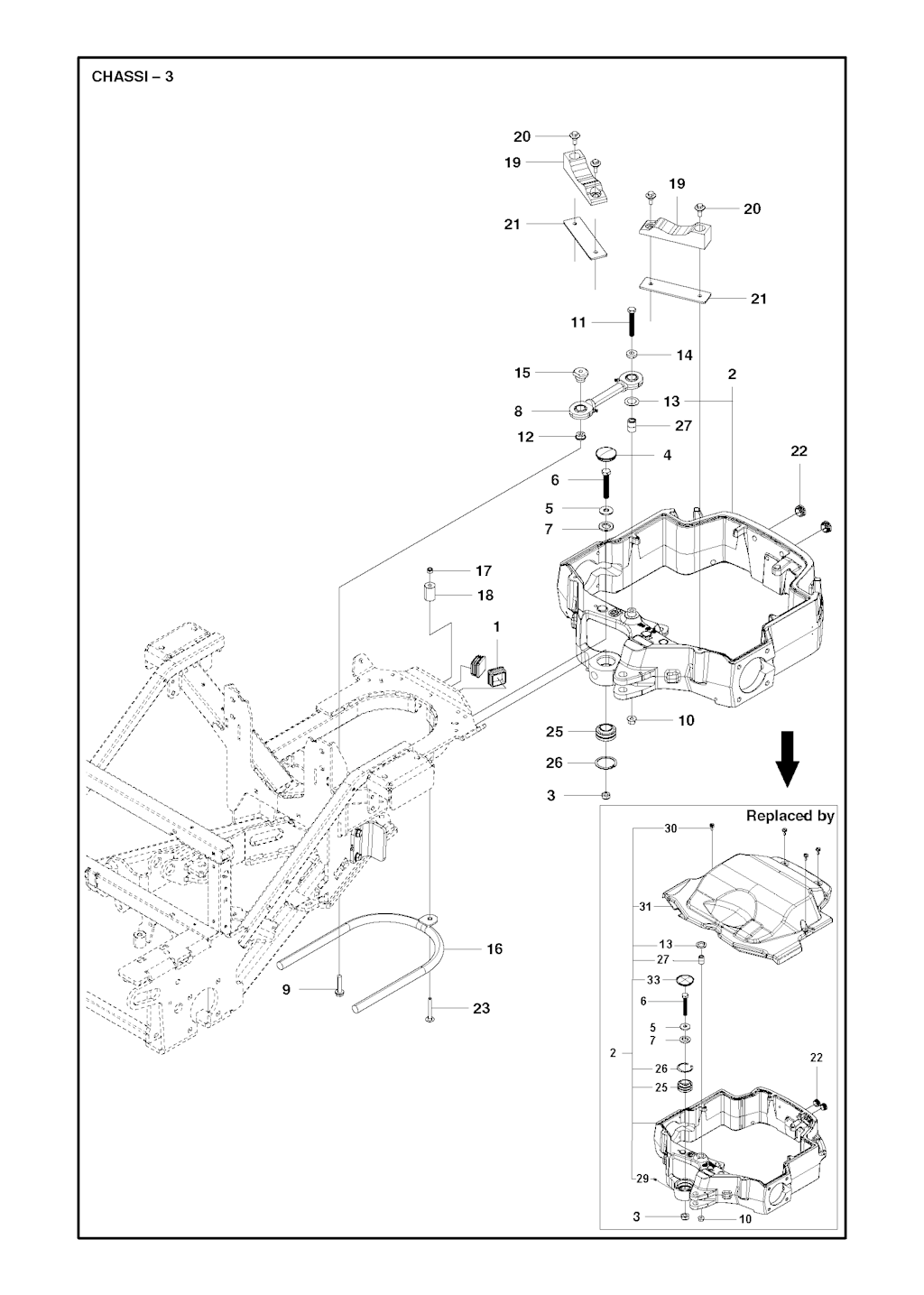 Explosionszeichnung Ersatzteile