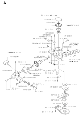 Husqvarna Heckenscheren/Stabheckenscheren 20033100001 326HE3x